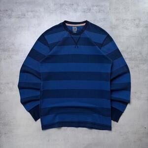 Y2K Navy Ocean Pacific Surf Grunge Long Sleeve Thermal Shirt
